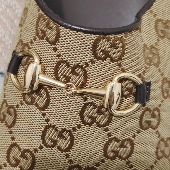 Gucci GG Jacquard Horsebit Mule Slippers - Picture 8 of 8